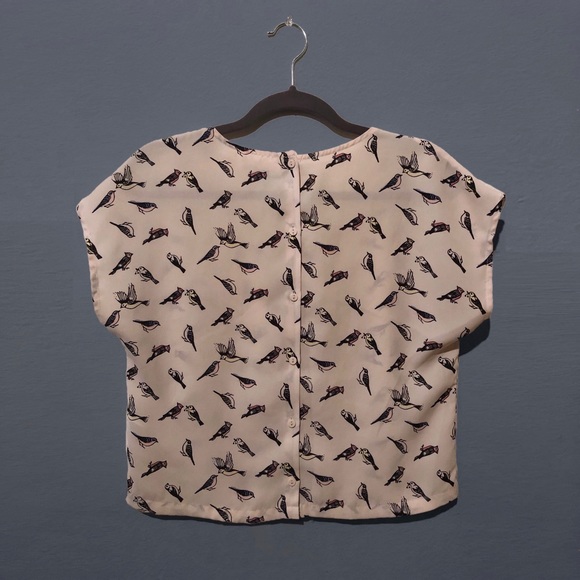 H&M Bird Shirt - Picture 2 of 4